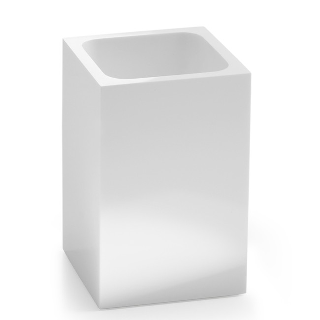 Gedy Sofia, настольный стакан, цвет белый глянцевый