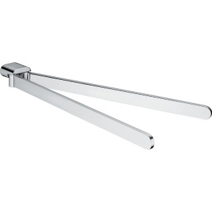 Gedy Azzorre, полотенцедержатель двойной поворотный, цвет хром