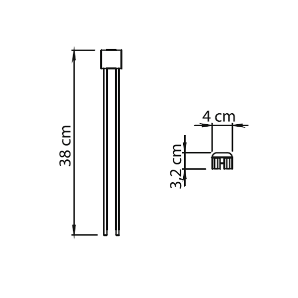 Gedy Azzorre, полотенцедержатель двойной поворотный, цвет хром