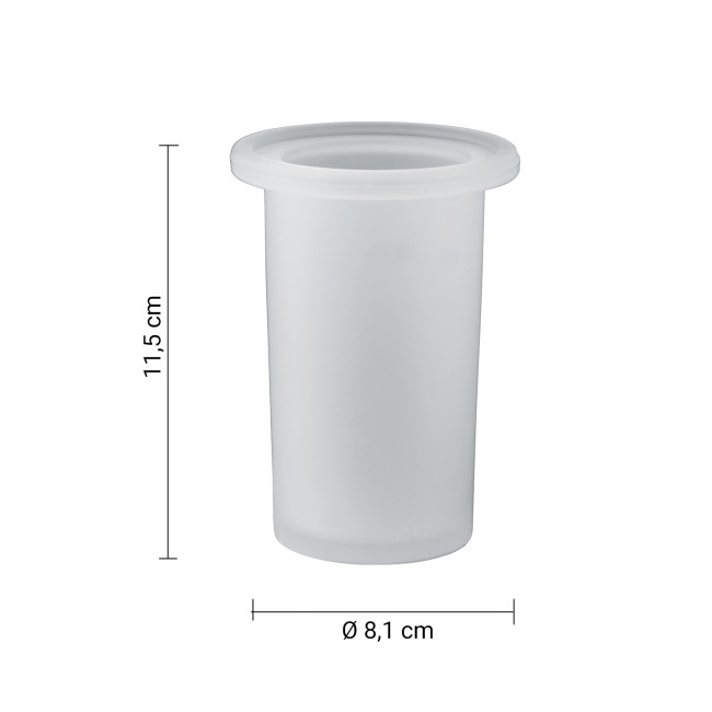 Gedy Azzorre, стеклянный стакан для полотенцедержателя А147