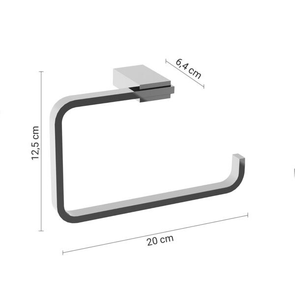 Gedy Kansas, бумагодержатель, цвет хром