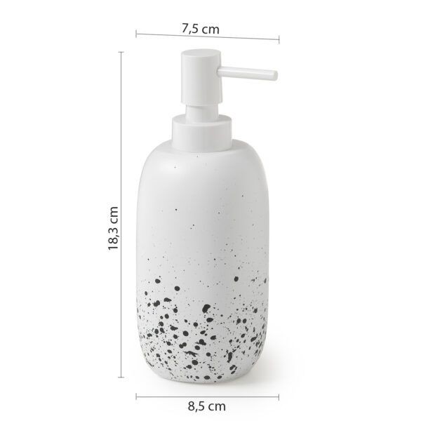 Gedy Layla, настольный дозатор с пластиковой помпой, цвет белый матовый