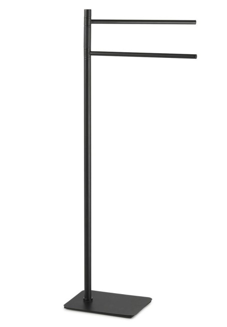 Gedy Artu, стойка: 2 полотенцедержателя, цвет черный матовый