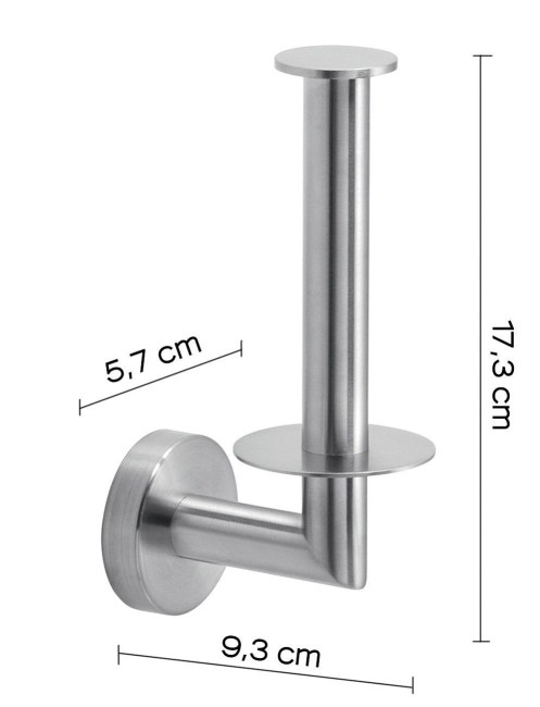 Gedy Project, бумагодержатель вертикальный, цвет хром зачищенный