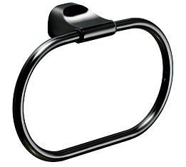 Gedy Stelvio, полотенцедержатель кольцо, цвет черный матовый