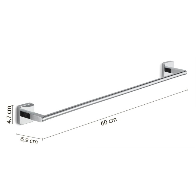 Gedy Tonga, полотенцедержатель, длина 60 см, цвет хром