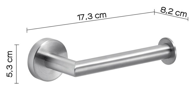 Gedy Project, бумагодержатель, цвет хром зачищенный