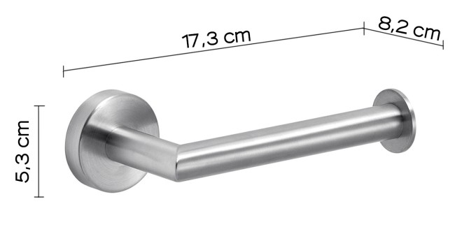 Gedy Project, бумагодержатель, цвет хром зачищенный