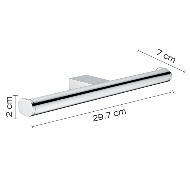 Gedy Canarie, бумагодержатель двойной, цвет хром