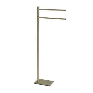 Gedy Trilly, стойка: 2 полотенцедержателя, цвет матовое золото