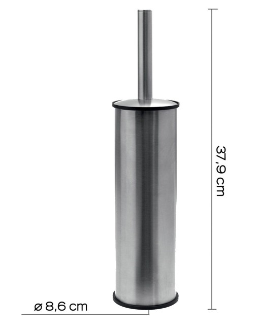 Gedy Project, напольный металлический ерш, цвет хром зачищенный