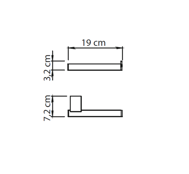 Gedy Canarie, бумагодержатель, цвет хром