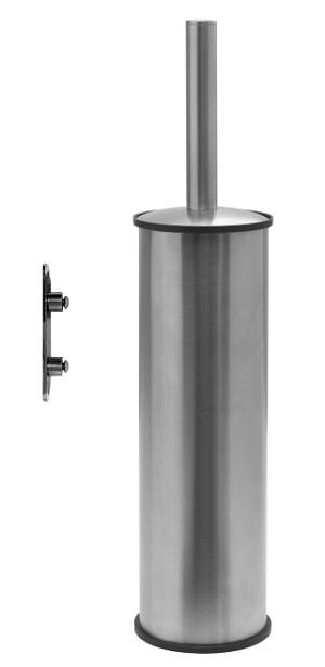 Gedy Project, настенный металлический ерш, цвет хром зачищенный