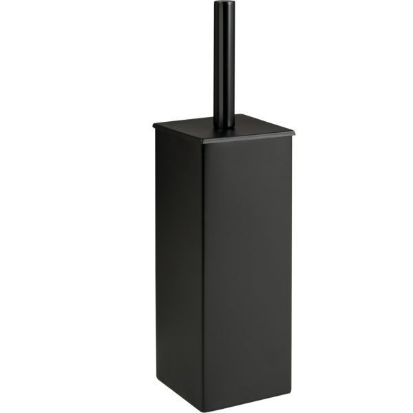 Gedy Teseo, напольный металлический ёрш, цвет черный матовый