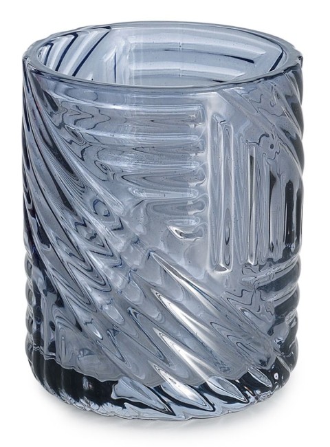 Gedy Corinne, настольный стеклянный стакан, цвет голубой