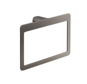 Gedy Pirenei, полотенцедержатель - кольцо, цвет оружейная сталь (PVD)