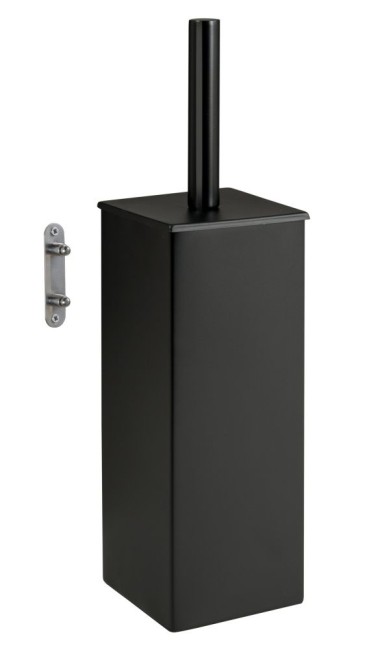 Gedy Teseo, настенный металлический ёрш, цвет черный матовый