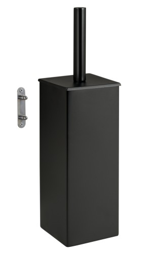 Gedy Teseo, настенный металлический ёрш, цвет черный матовый