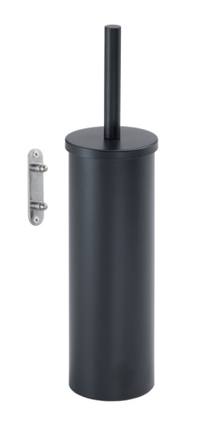 Gedy Flip, настенный металлический ёрш, цвет черный матовый