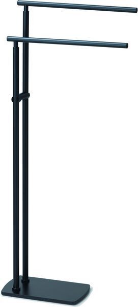 Gedy Florida, стойка: 2 полотенцедержателя, цвет черный матовый