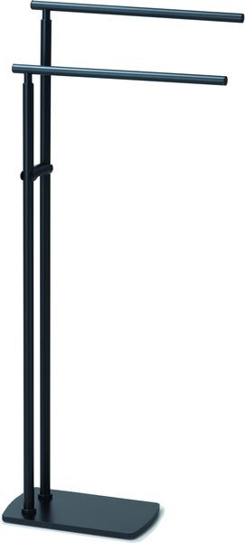 Gedy Florida, стойка: 2 полотенцедержателя, цвет черный матовый