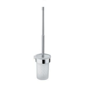 Gedy Canarie, настенный стеклянный ёрш с тепескопической ручкой, цвет хром