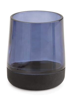 Gedy Nicole, настольный стеклянный стакан, цвет голубой