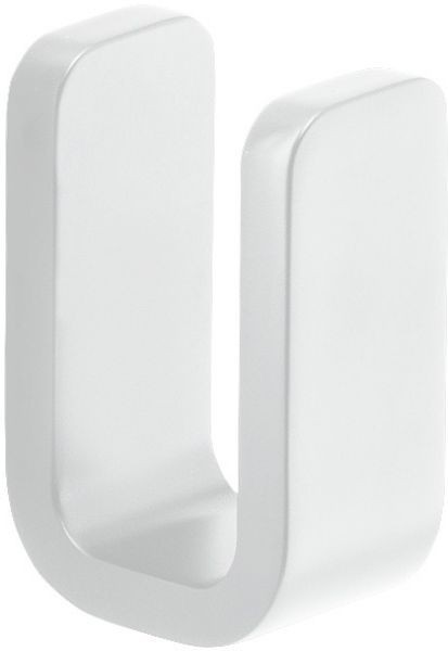 Gedy Outline, крючок одинарный, цвет белый матовый