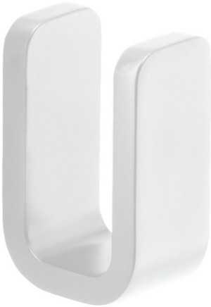 Gedy Outline, крючок одинарный, цвет белый матовый