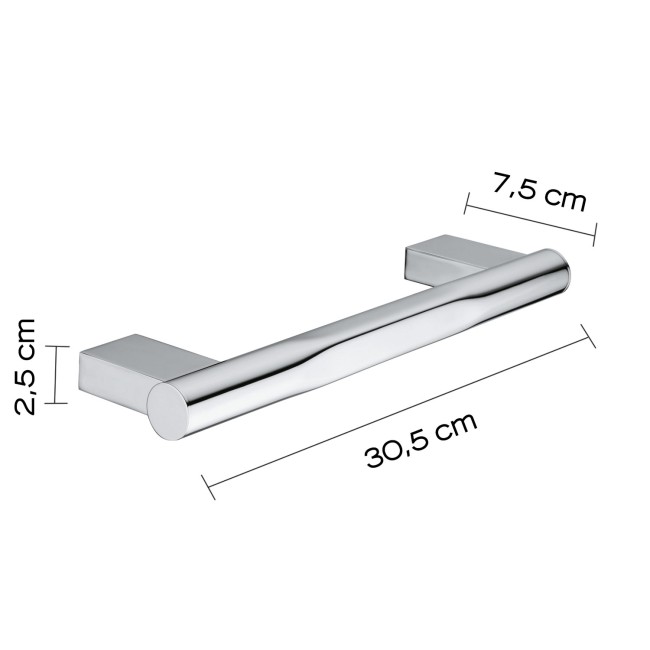 Gedy Canarie, поручень прямой, цвет хром