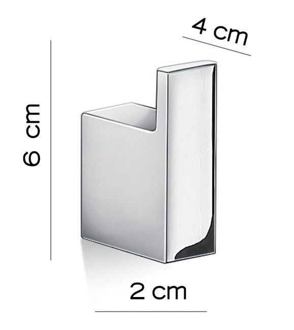 Gedy Lanzarote, крючок, цвет хром