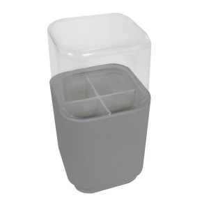 Gedy Seventy, органайзер для насадок к электрическим зубным щеткам, цвет серый (без упаковки)